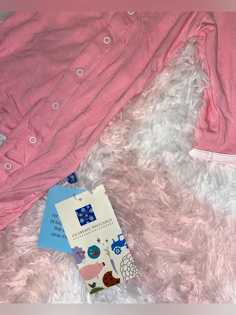 Kickee Pants “I love grandpa” jumpsuit size 0-3 months